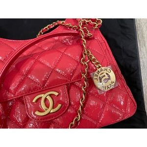 SOLD Chanel 23C Hobo Handbag (Red) 2022/23 Cruise Runway (New With Tag)